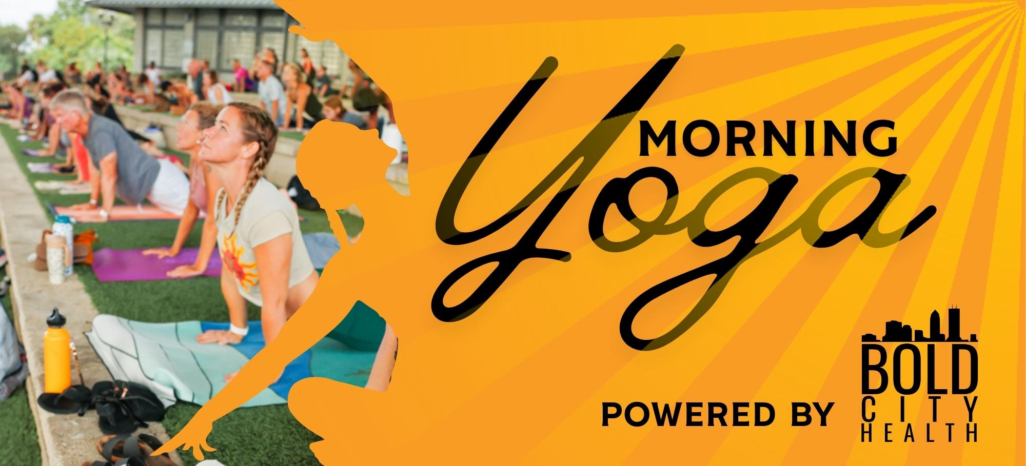 Morning Yoga presented by Bold City Health header