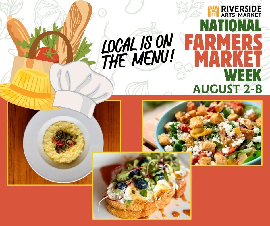Riverside Arts Market National Farmers Market Week 2026